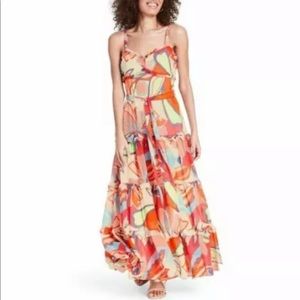 Alexis X Target Multicolor Floral Maxi Dress NWT